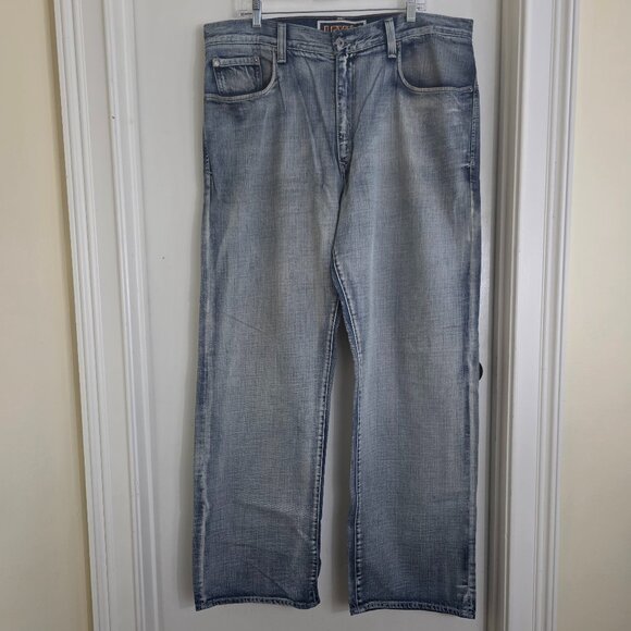 Levi’s Men’s 569 Loose Straight Fit Jeans Light Wash Size 38x34 - Picture 1 of 8